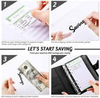 Financial Planner Leather Multi Pocket Bill Organizer Notebook