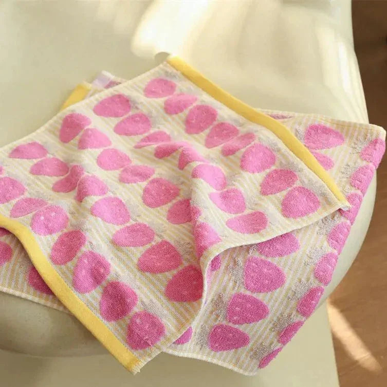 Strawberry Series Cotton Towel Collection