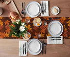 Autumn Table Runner LinenHarvest | Pure Linen | Durable & Washable