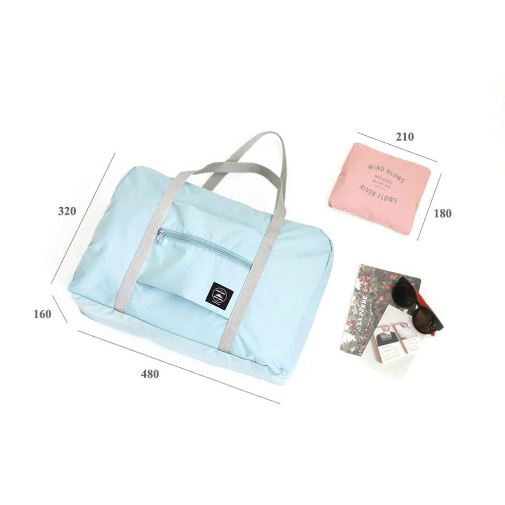 Voyapura Folding Travel Bag | Waterproof & Ultralight | Large Capacity | Unisex Nylon Luggage