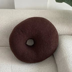 Nordic Bouclé Abstract Cushion – Minimalist Plush Pillow