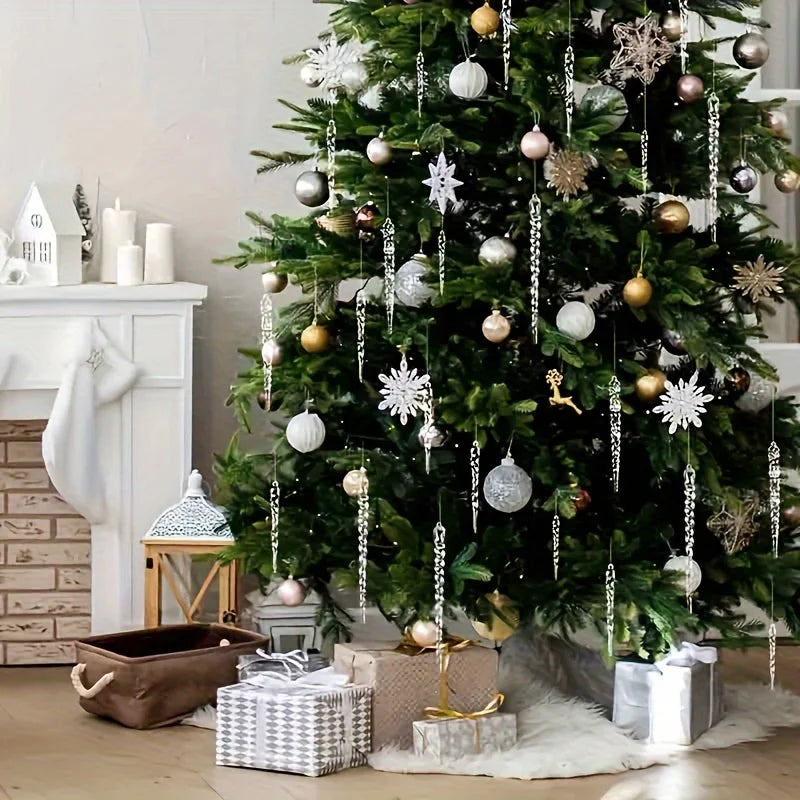 WinterGlans | Premium Crystal Clear Christmas Decorations Set