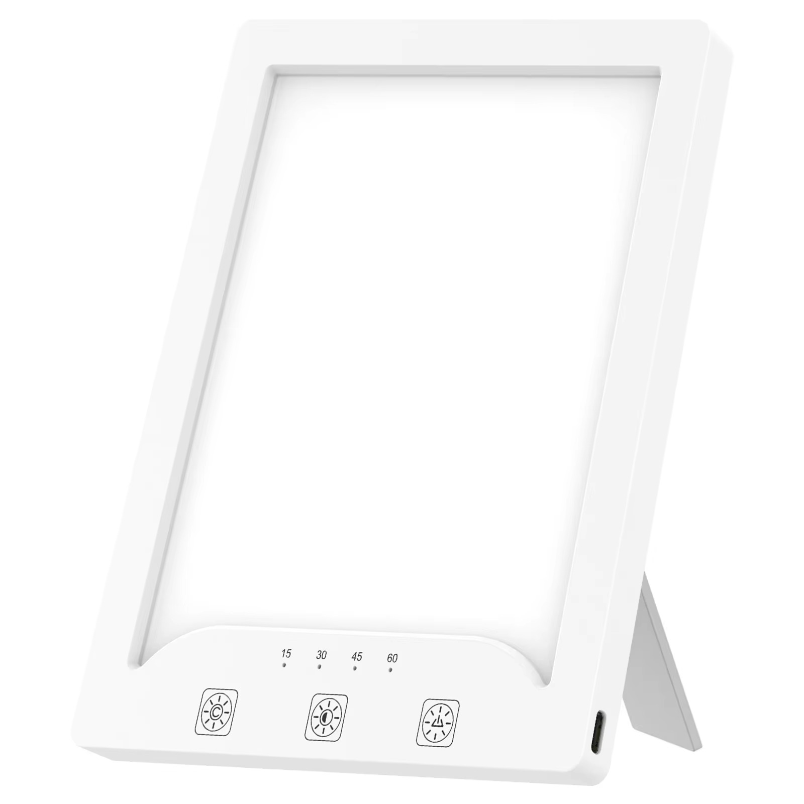 Light Therapy Lamp with Adjustable Brightness and Color Settings