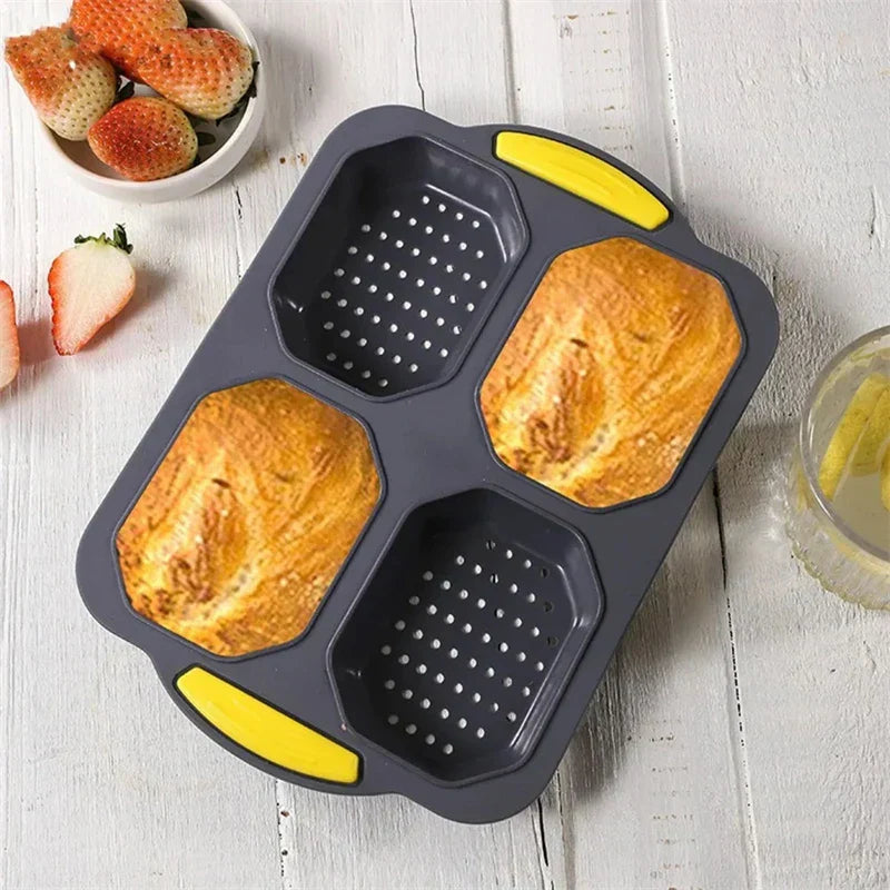 Bunello Burger Mold | Silicone Baking Mold for Buns | Non-Stick & Heat Resistant | 6-Piece Mold