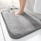 SoftStep Luxury Bath Mat – Extra Thick Microfiber Mat with Non-Slip and High Absorption