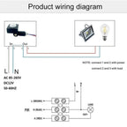 Motion Sensor LumaGuard PIR | IP65 Waterproof | 85–265V | Adjustable LED Switch & Twilight Sensor