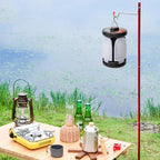LUMALITE Solar Camping Lamp | USB & Solar Charging | 6 Light Modes | Foldable & Power Bank – 1000 Lumen