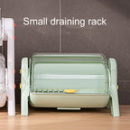 Dust-Proof Kitchen Dish Drainer Rack
