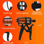 Adjustable 5-165kg Heavy Grip Strengthener - Finger Expander for Arm, Wrist, and Forearm Training