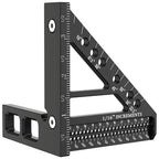 Precision 3D Woodworking Ruler – 45° & 90° Multi-Angle Measuring Tool