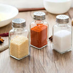 Luxury glass salt and pepper set that impresses with elegance