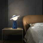 Battery Table Lamp Man with Hat