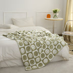 Smiley Checkered Blanket