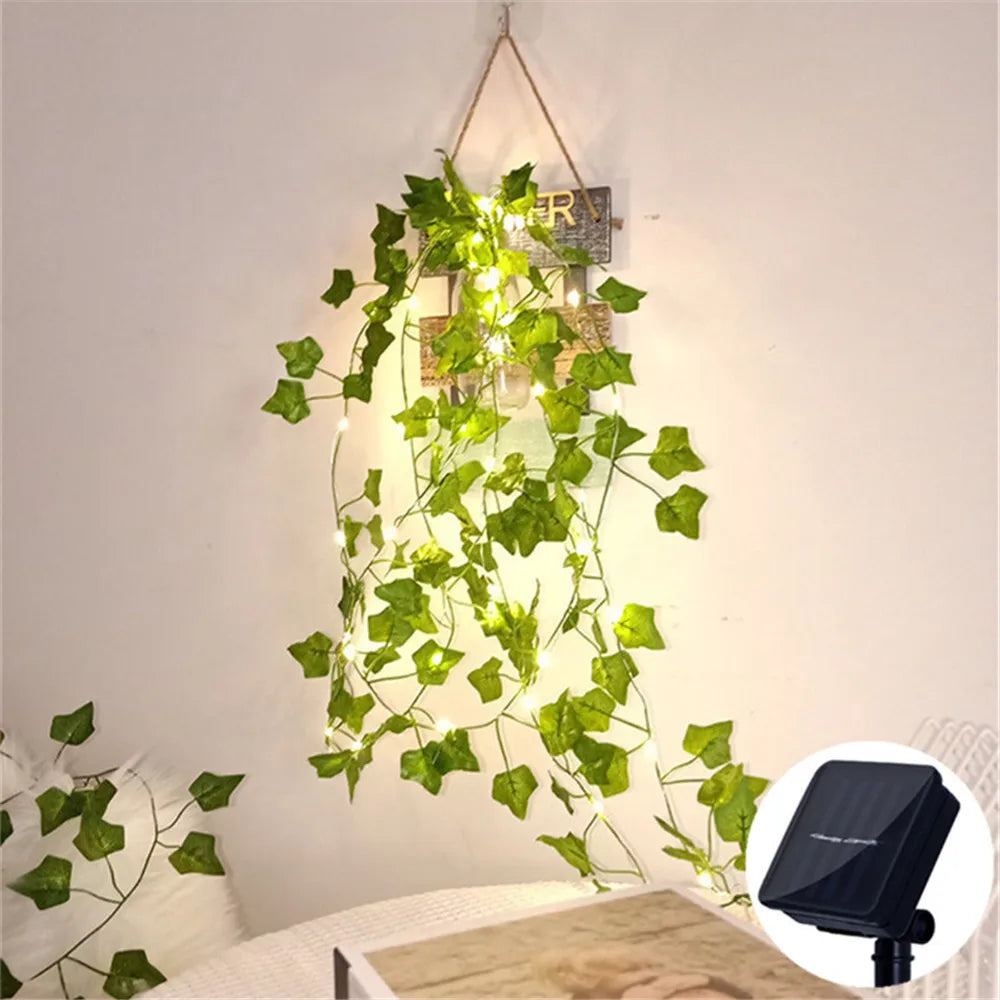 Solar fairy lights SoliBlossom | Sunflower decor with leaves | Warm white | 8 modes | For garden, fence & wedding