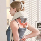 Wireless Neck and Shoulder Massager with Deep-Kneading for Back and Cervical Relief