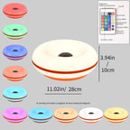 Table lamp Luminoro Bauhaus | USB & Touch | RGB 16 colors with remote control | Ambient light for living & bedroom