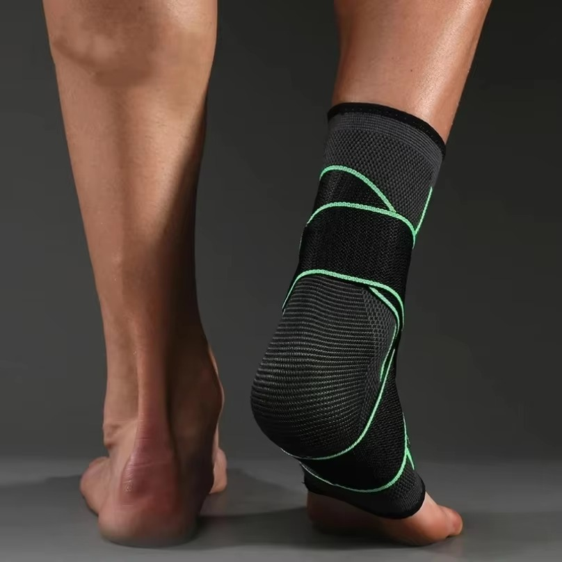 Adjustable Compression Ankle Support Brace for Sports and Workout