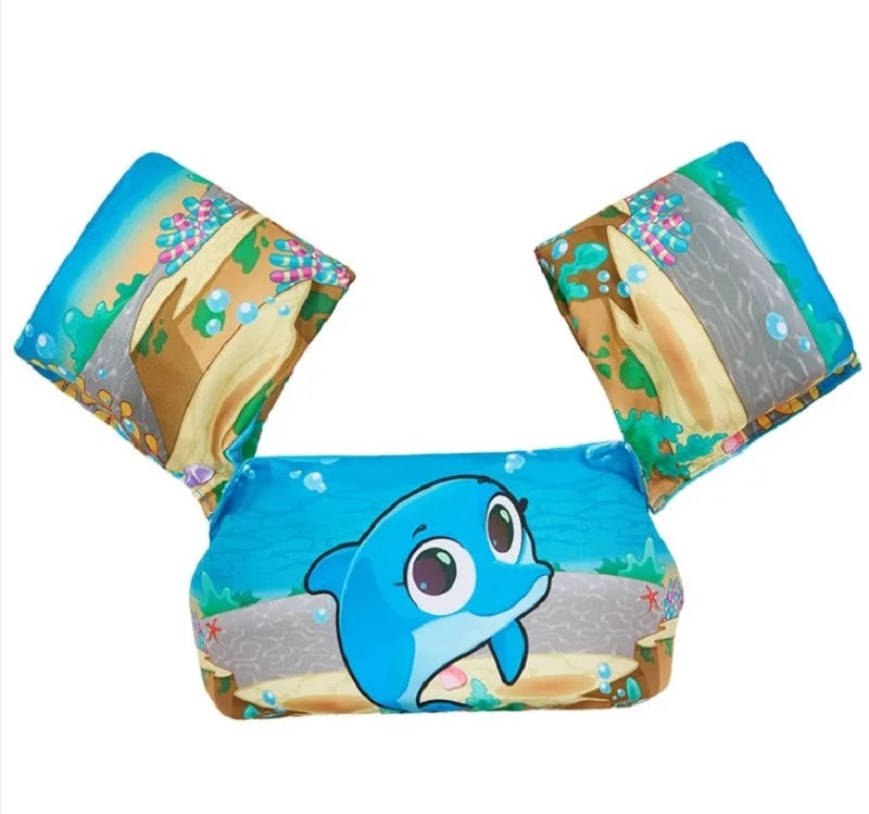 FLOTTY Kids Swim Aid | Life Jacket with Arm Wings | Adjustable Double Buckle | For Children up to 25 kg
