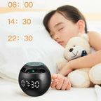 Ball Speaker Alarm Clock | Bluetooth 5.0 | LED Night Light | 2200 mAh Battery