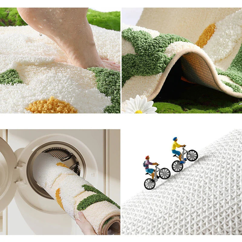 Flower Garden Bath Mat