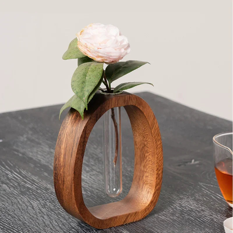 Nordic Style Oval Frame Tube Vase