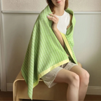 Stripe Pattern Cotton Towel