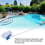 Pool cleaning set with telescopic pole – net filter and accessories for pool care
