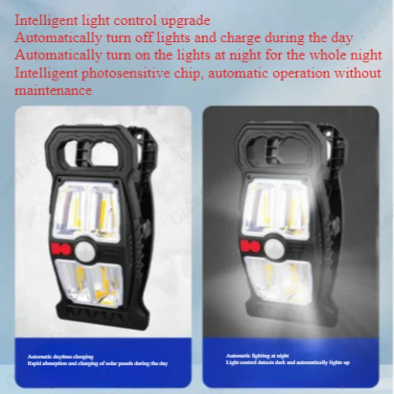 Solar Powered Super Bright Waterproof Lamp