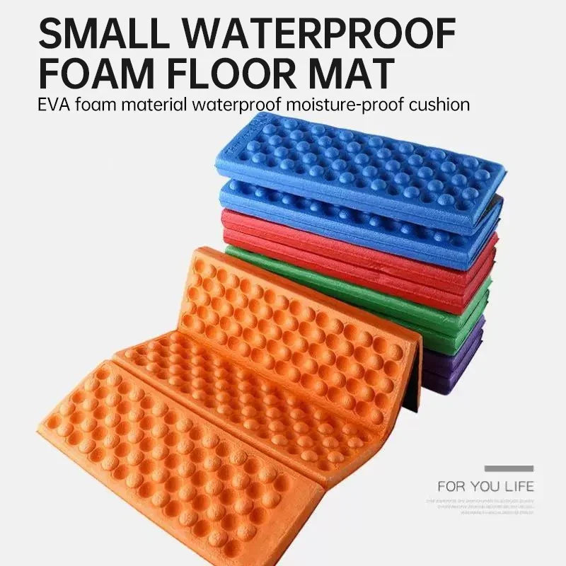 Outdoor Seat Cushion Folding | Waterproof & Ultralight | TrekFold XPE Sleeping Mat for Hiking & Camping