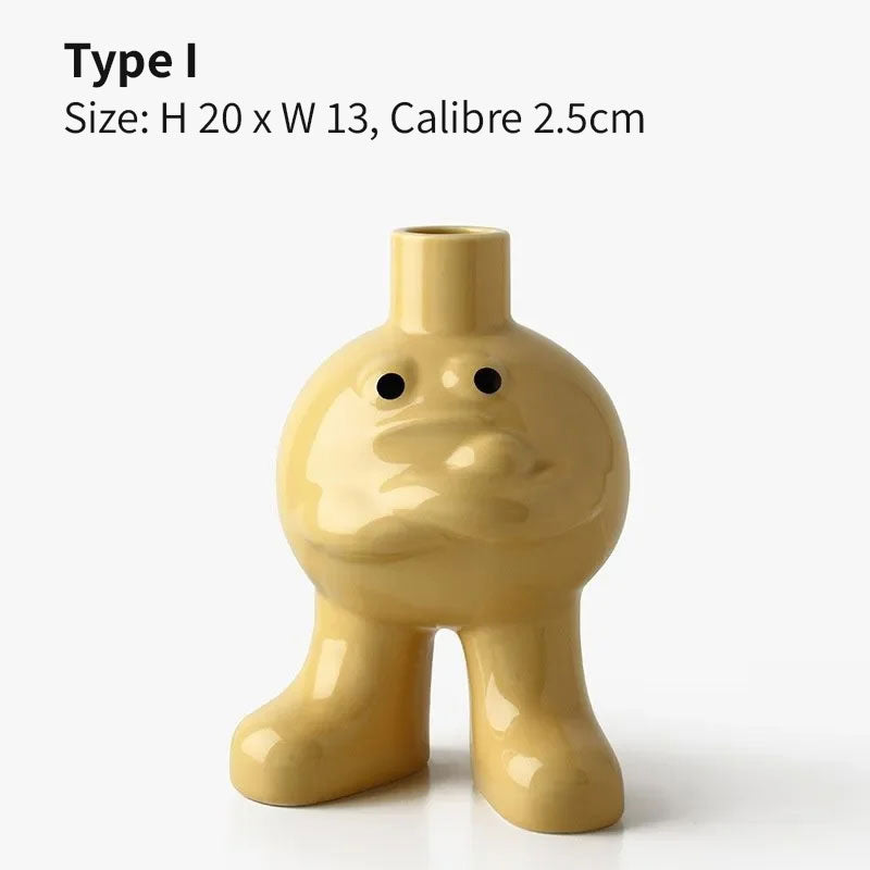 Character Ceramic Vase