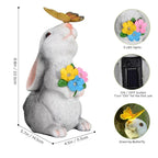 Butterfly and Flower Hare Garden Light