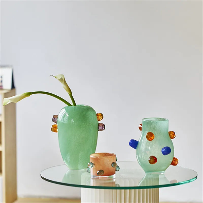 Polka Globe Glass Vase Collection