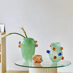 Polka Globe Glass Vase Collection