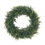 Verdania | Artificial Cedar Wreath | Evergreen | 30 cm Ø | Low Maintenance Decor for Home & Garden