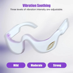 Under Eye Red Light Therapy Massager Glasses Microcurrent Eye Device for Dark Circles and Puffiness