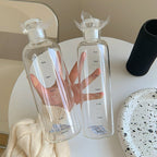 Time-Scale Water Bottle with Spill-Proof Lid