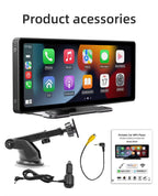 Universal 10.26-Inch (26.06cm) Car Multimedia Player with Wireless CarPlay and Android Auto