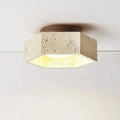 Wabi Sabi Travertine LED Ceiling Lamp