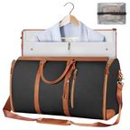 Large-Capacity Foldable Women's Garment Travel Bag with Hanging Suit Compartment