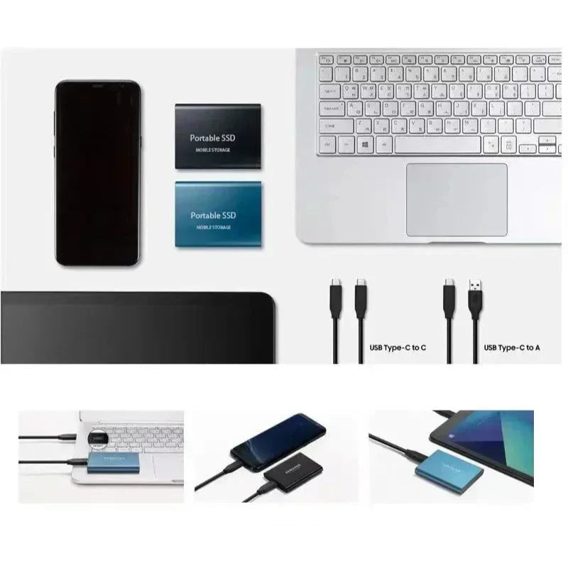 SpeedPro SSD 128GB High Speed Storage with USB-C 3.1