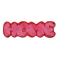 Pink Tufted "HOME" Balloon Font Rug