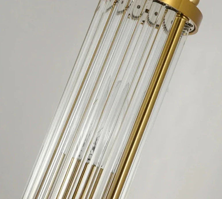 BrilluxGlow – Stylish Crystal and Brass Wall Light