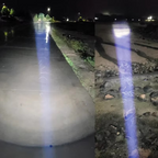 High-Power LED Tactical Flashlight, USB Rechargeable, Zoomable Beam, 5 Light Modes, Waterproof, Fits 26650 Battery