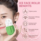 Facial Ice Roller Cold Compress and Beauty Massage Tool