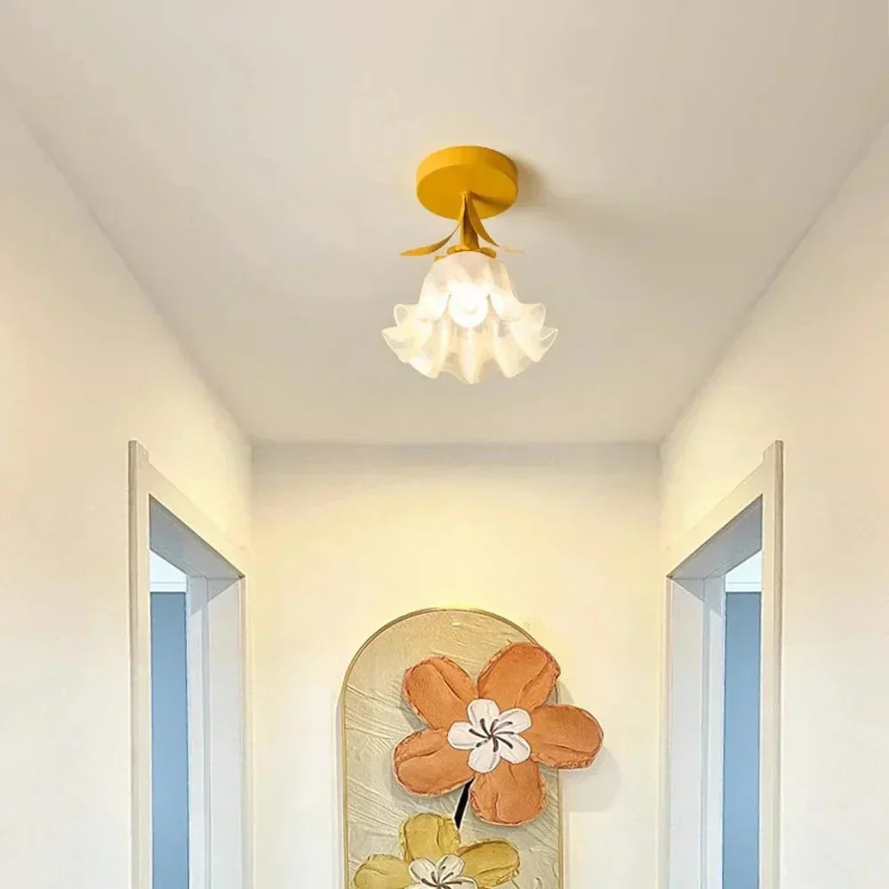 Mini Pendant Lamp with Floral Motif Classical Elegance in Modern Form
