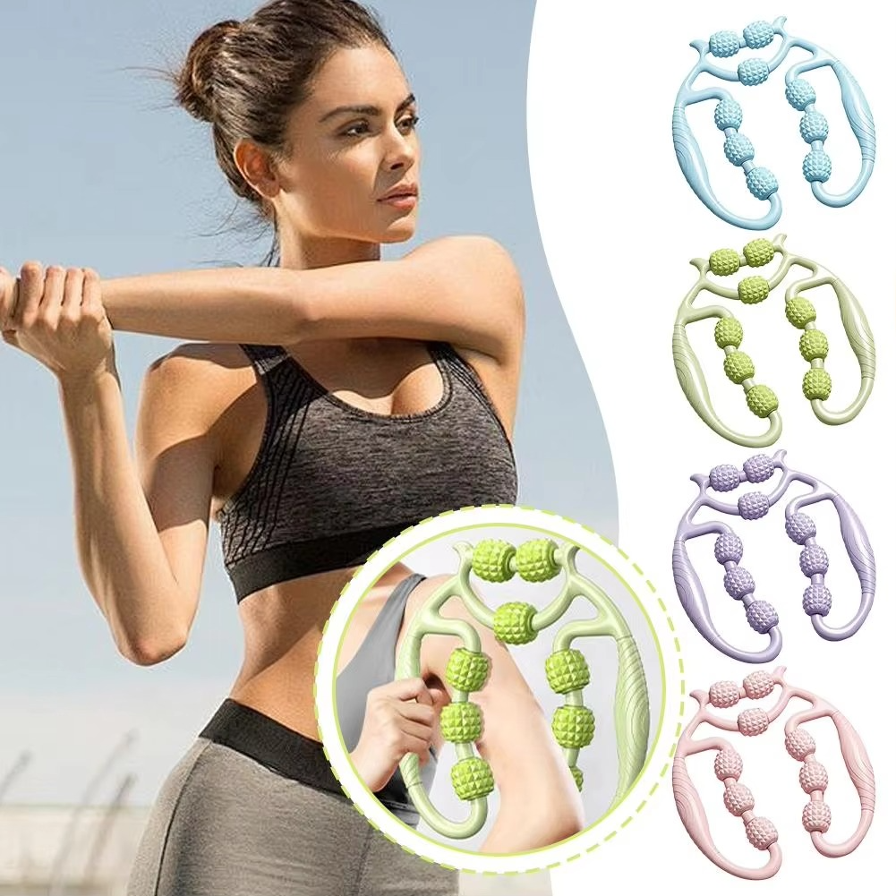 Circular Leg Massage Roller Clips for Muscle Relaxation and Recovery