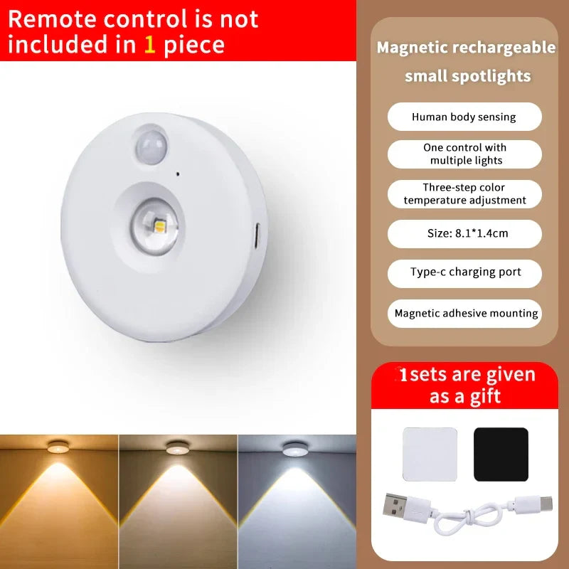 LumoLine | PIR Motion Detector LED Light | Dimmable & Rechargeable | Wireless