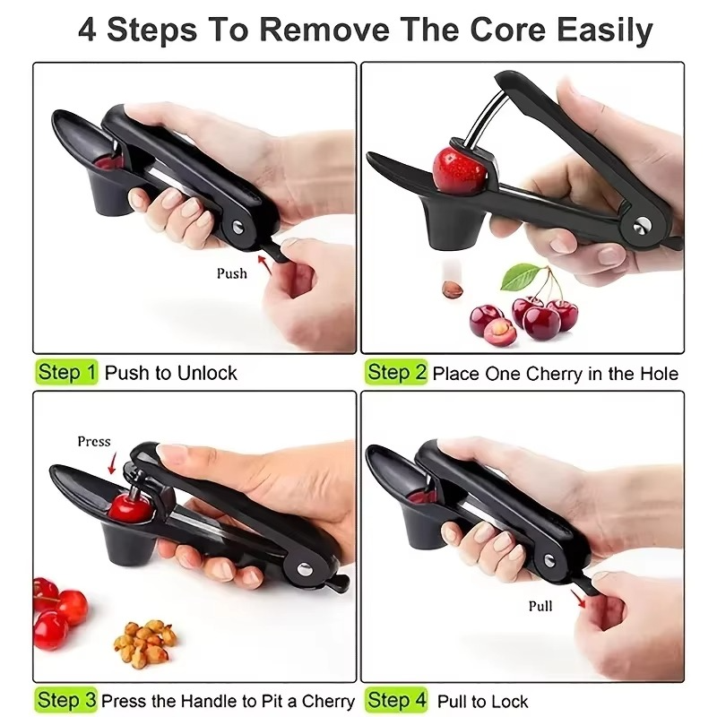 Stainless Steel Cherry and Olive Pitter Tool
