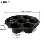 Silicone Muffin Pan for Air Fryer – Non-stick & Flexible for Muffins, Cupcakes & Snacks