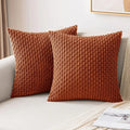 Boho Ribbed Corduroy Cushion Cover – Stylish Striped Decorative Pillowcase for Sofa or Bed